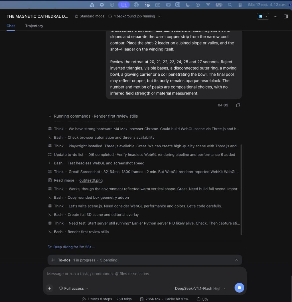 Speed and 3D capabilities test of DeepSeek V4.1