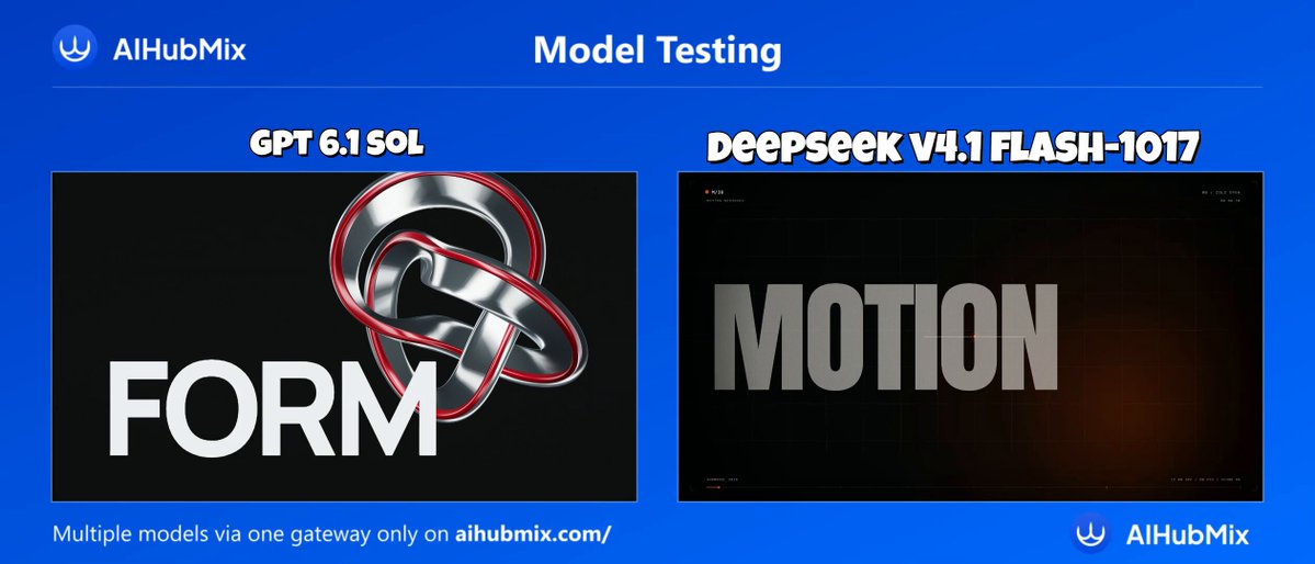 Comparison between GPT 6.1 Sol and DeepSeek