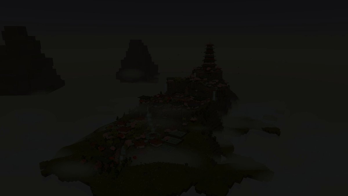 Cinematic Tour of an Interactive Voxel Village