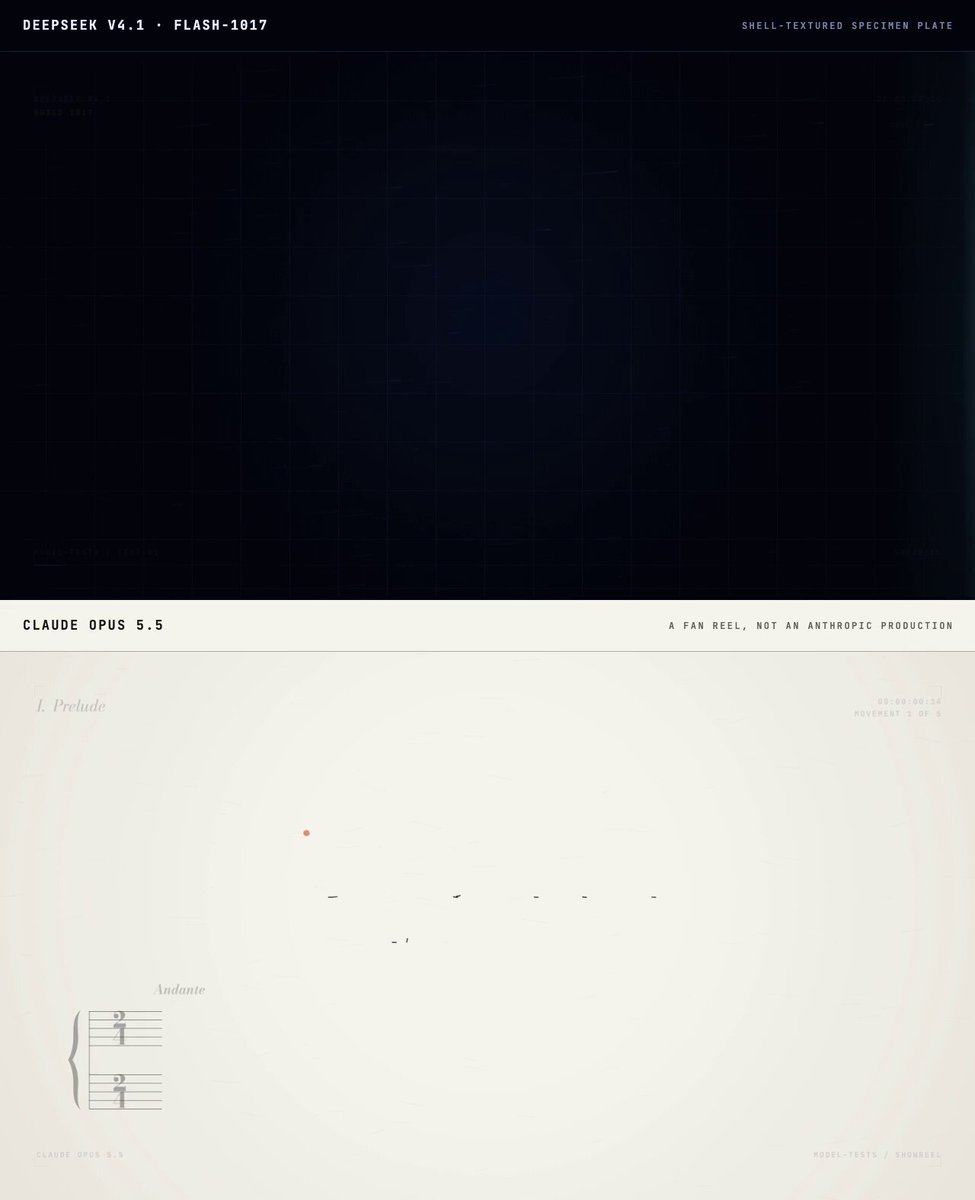 Motion graphics showreel comparison across models