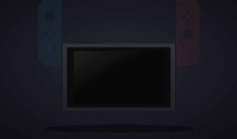 Animated SVG of a Nintendo Switch console