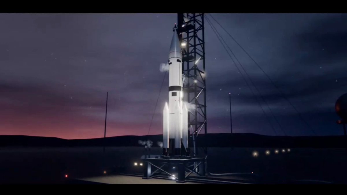 One-shot generated rocket video
