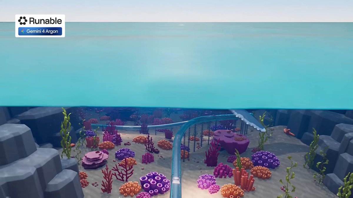 Gameplay recording of a 3D game
