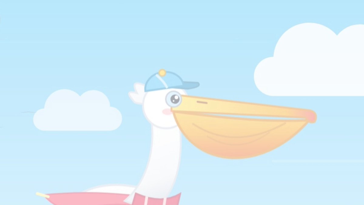 SVG Animation of a Pelican Riding a Bicycle