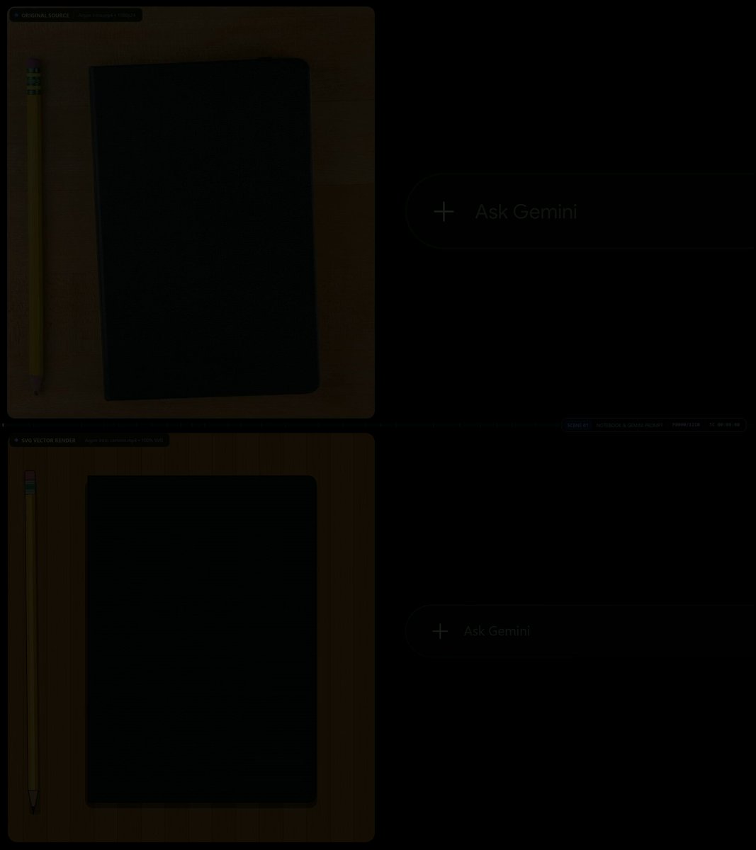 Recreating a video using animated SVG vector frames