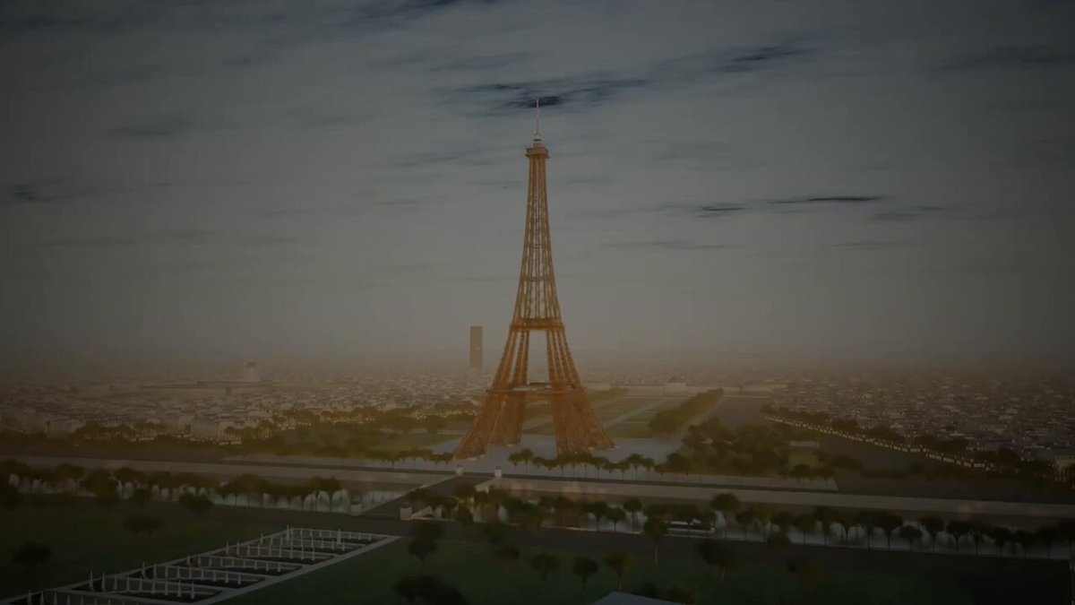 Eiffel Tower generated from scratch
