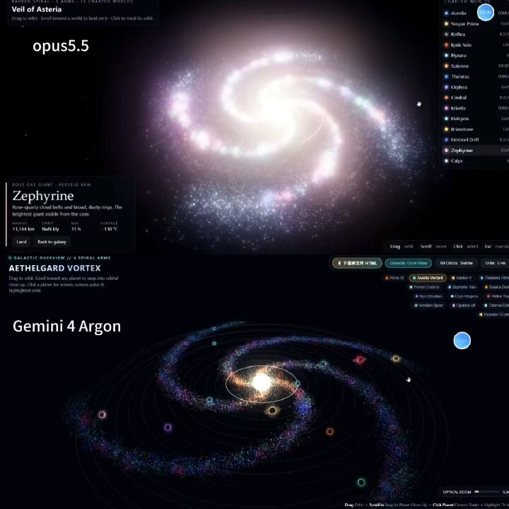 Interactive 3D galaxy generated in Three.js