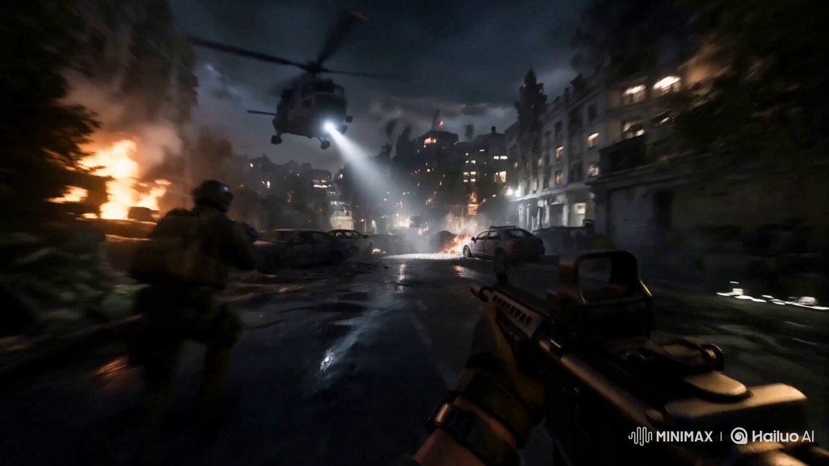 Gaming visual inspired by Call of Duty