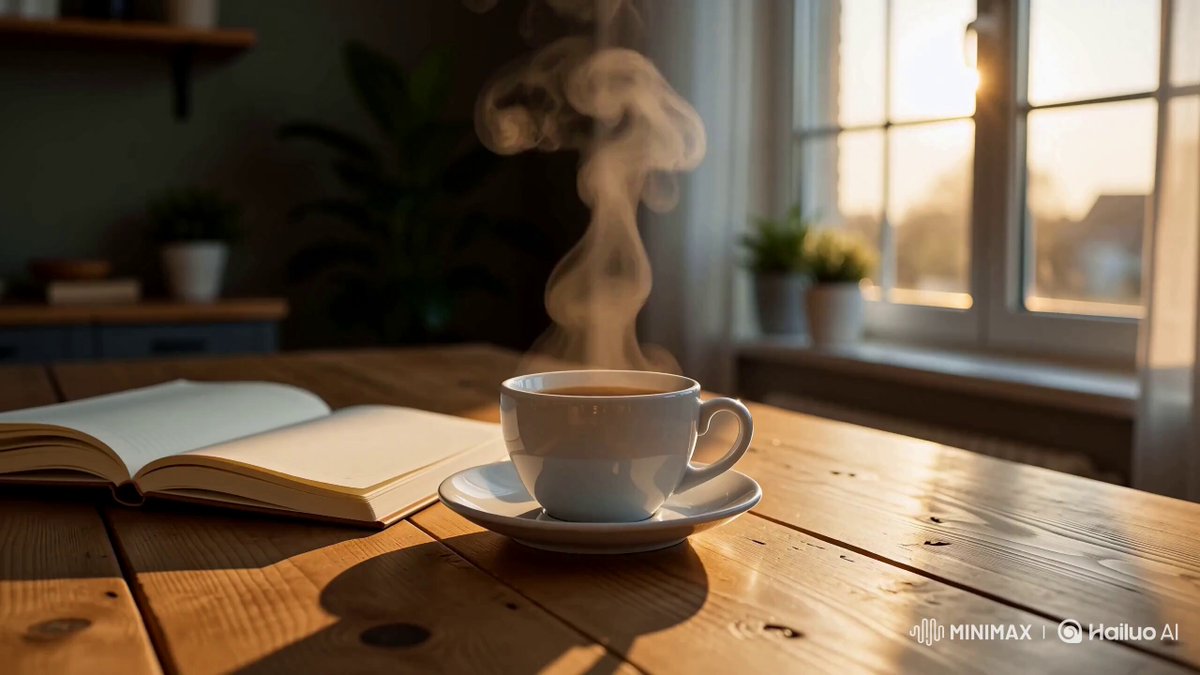 Cinematic luxury morning coffee commercial
