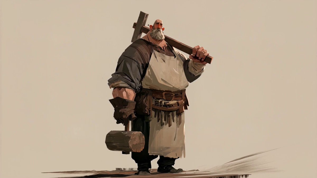 Character and world reveal animation