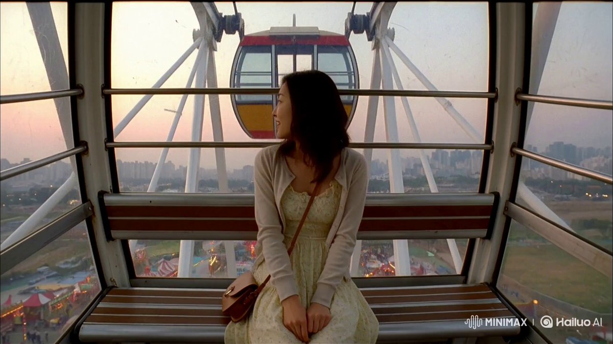 Ferris wheel in an amusement park