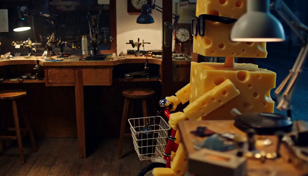 Whimsical Watch Shop Scene