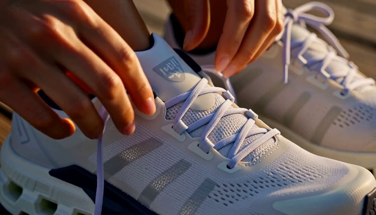 Luxury running shoe commercial
