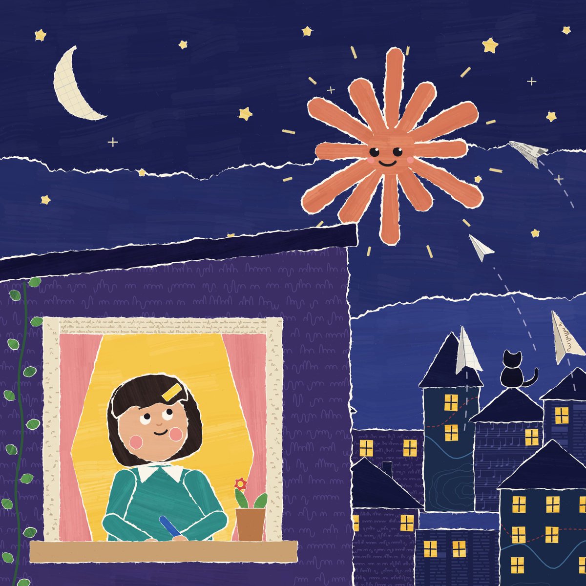 JavaScript animated story about Claude and a question