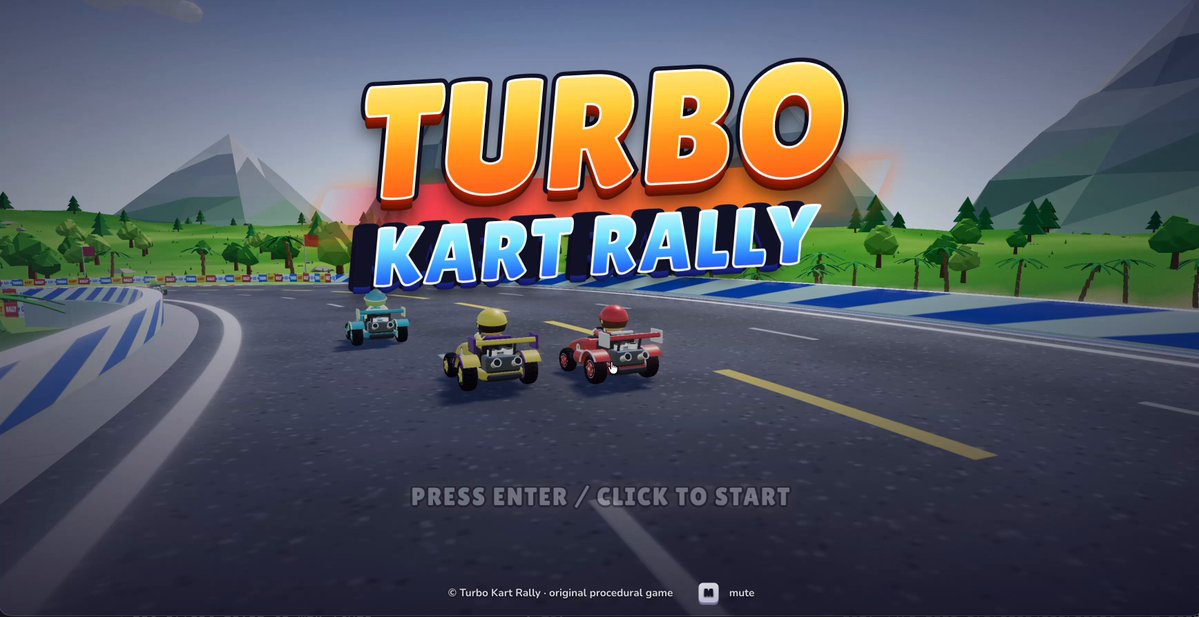 Playable Mario Kart game recreation
