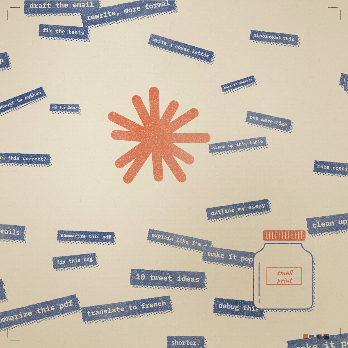 Code-generated animated story Small Print