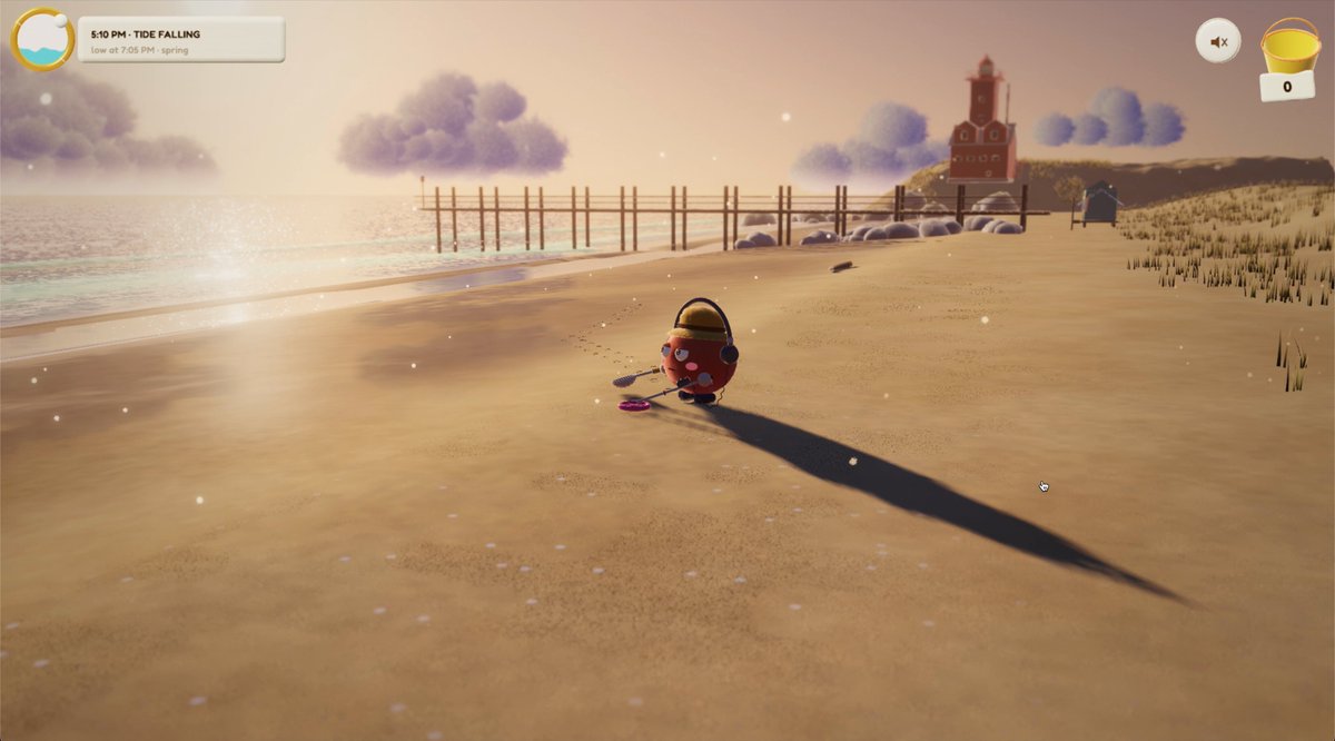 Sunset metal detector game demo