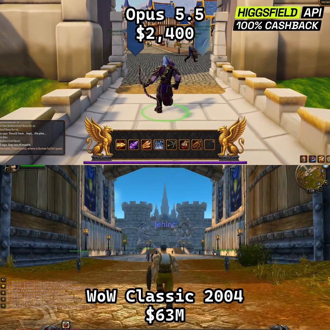 WoW-style game built with Opus 5.5