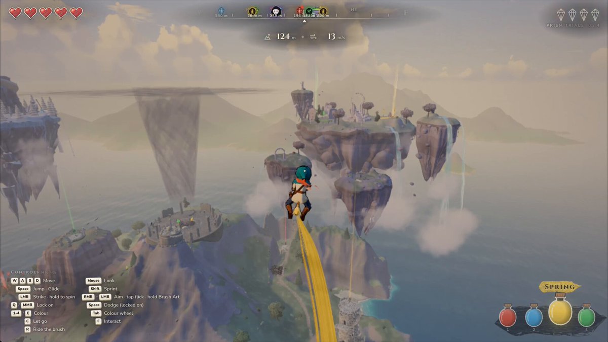 Zelda inspired paintbrush adventure game