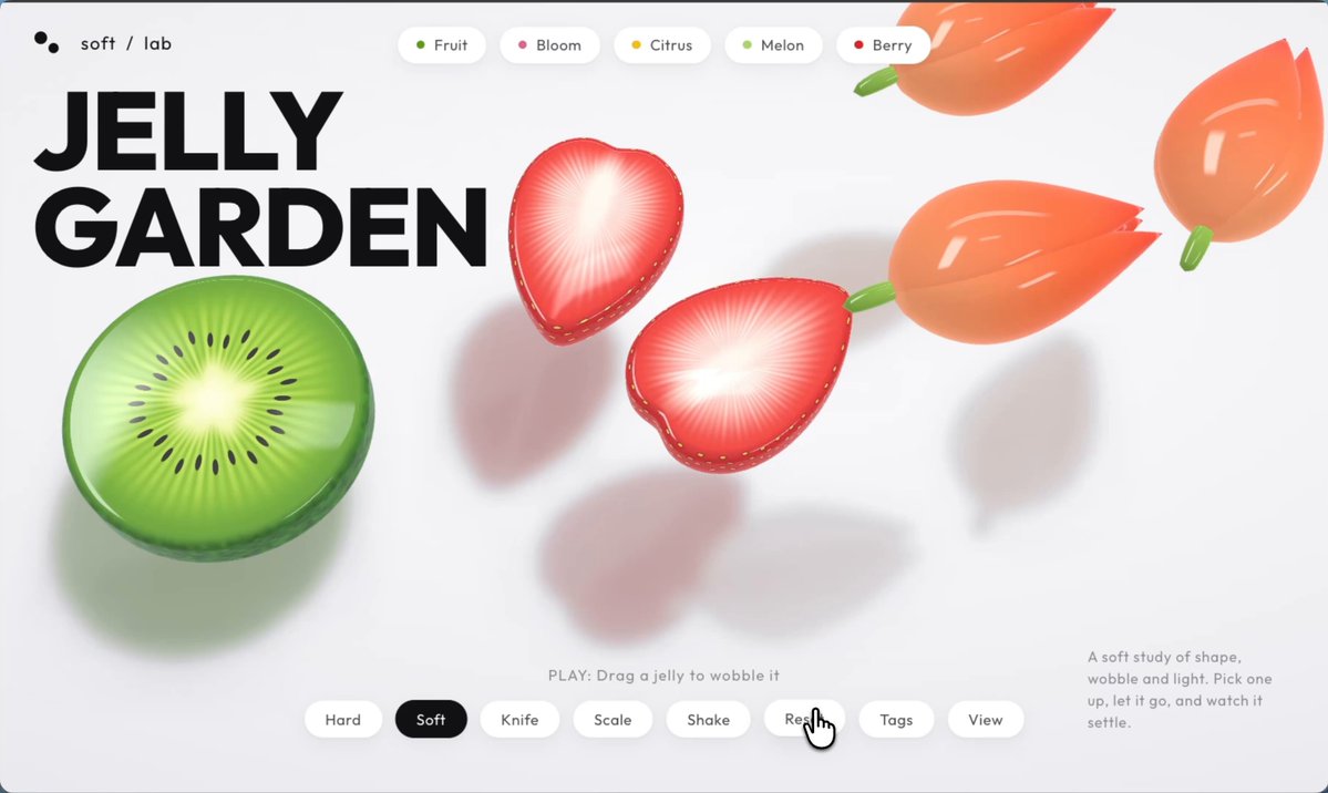 Interactive slicing fruit in raw WebGL