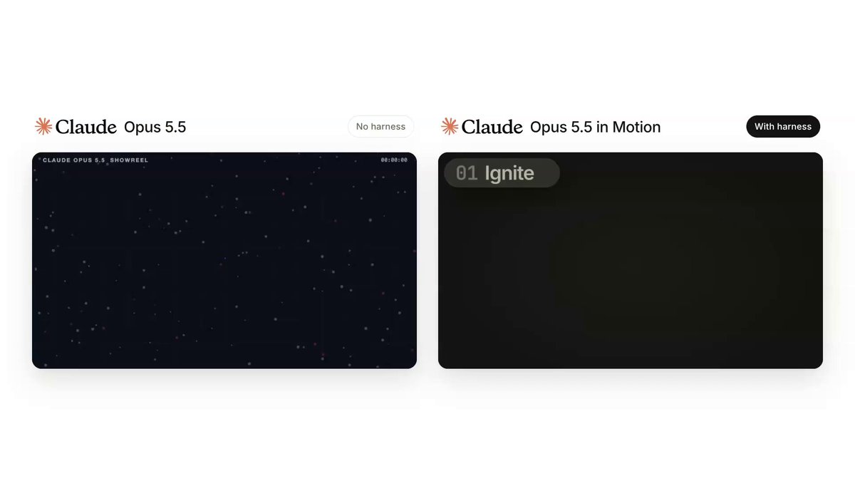 Comparison of product launch videos from Opus 5.5