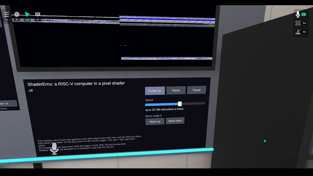 RISC-V emulator running Doom in VRChat shader