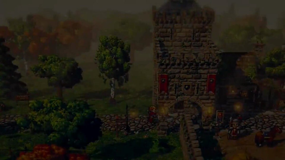 HD-2D pixel art game in code