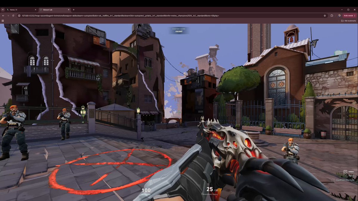 Browser-based 3D recreation of Valorant
