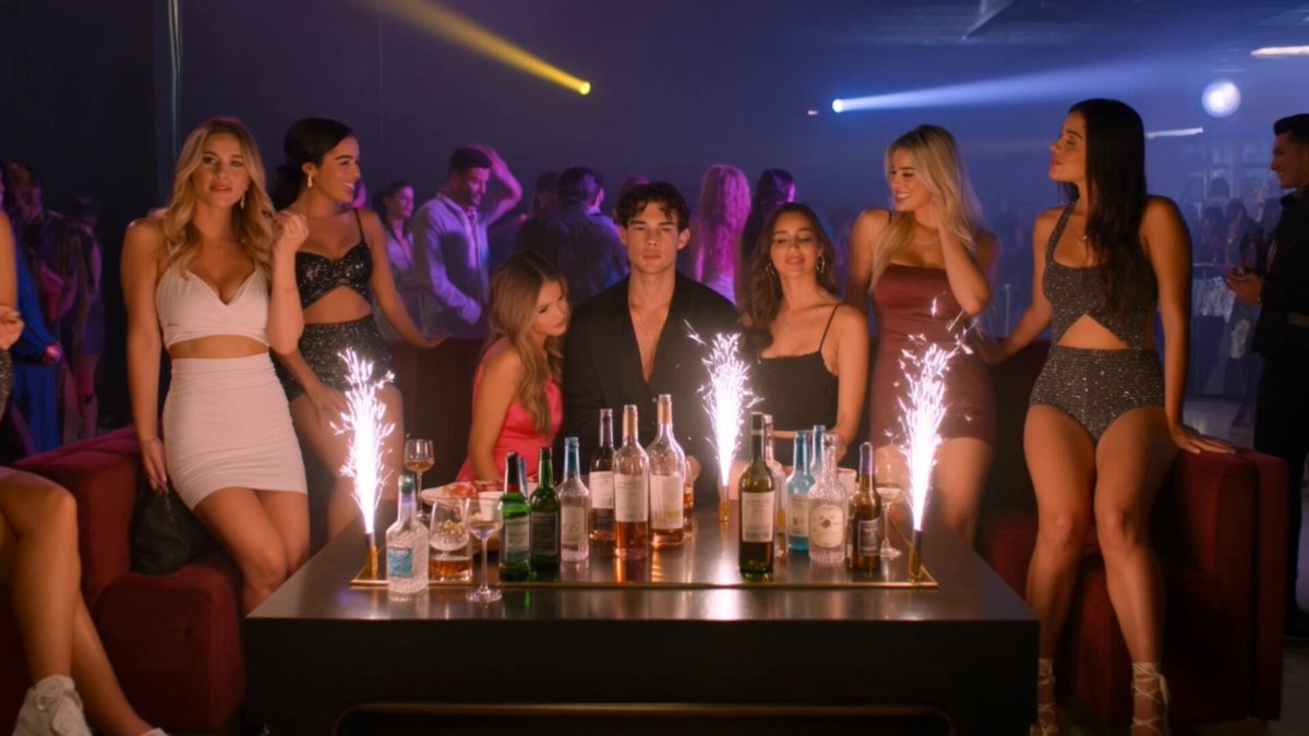 Movie trailer of a frat house confrontation