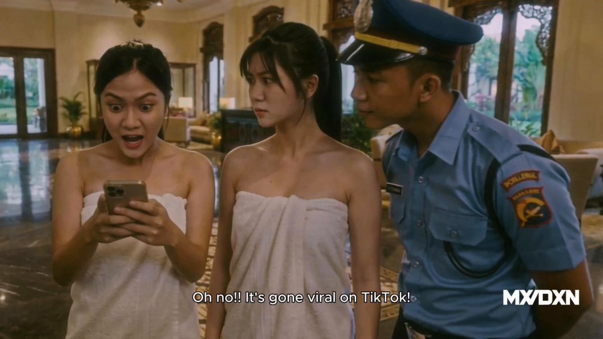 Hotel Spa Towel Fight and Chase Scene