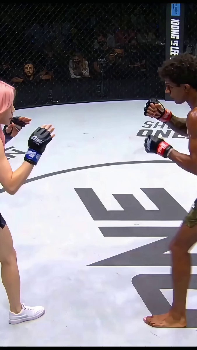 UFC knockout moment simulation