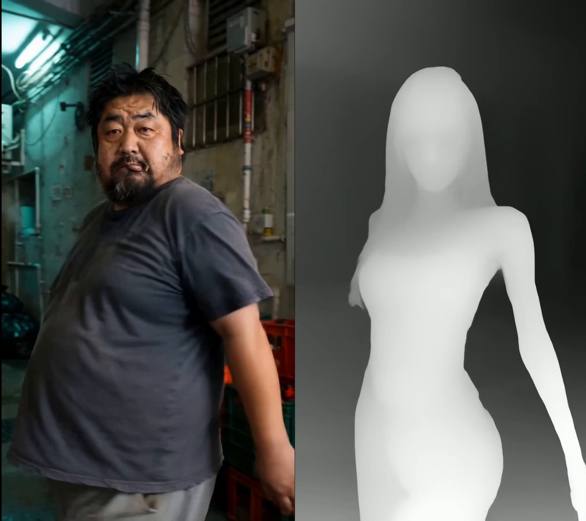 High accuracy AI dance video using depth maps