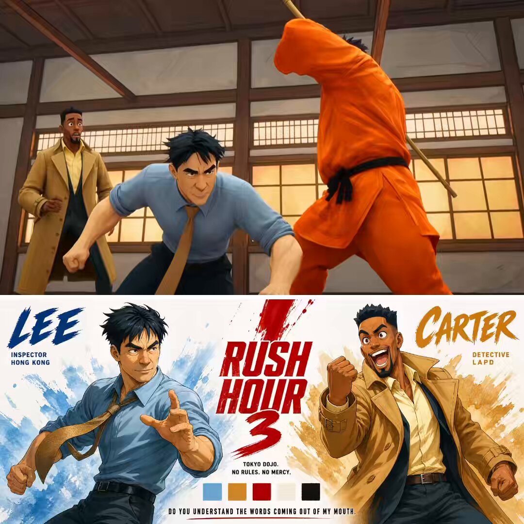 Rush Hour 3 inspired fight scene