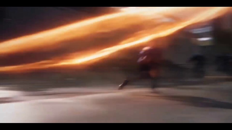 Fiery warrior battle fantasy action scene