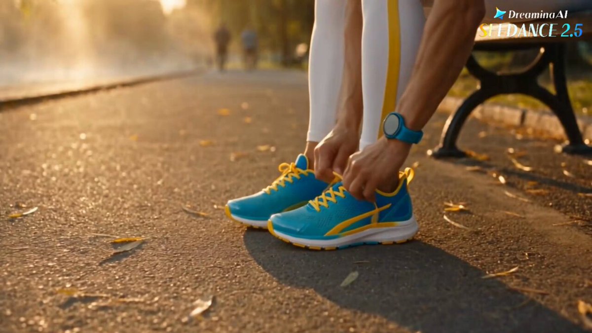 Sportswear footwear commercial with consistent branding