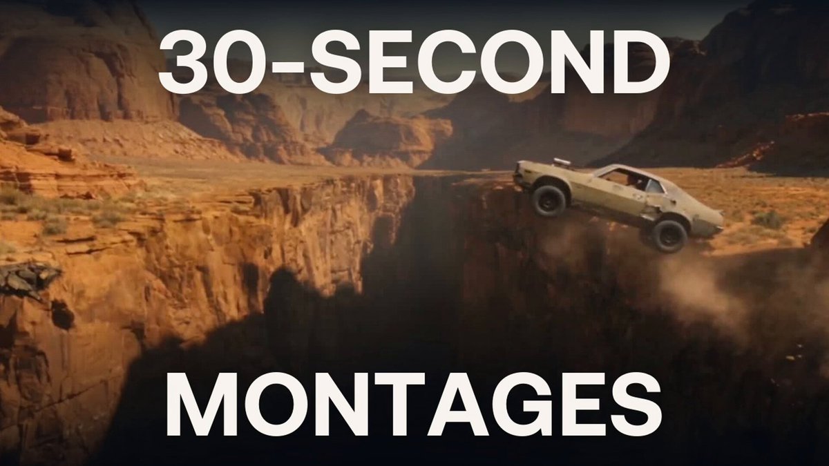 Workflow montage of action packed clips