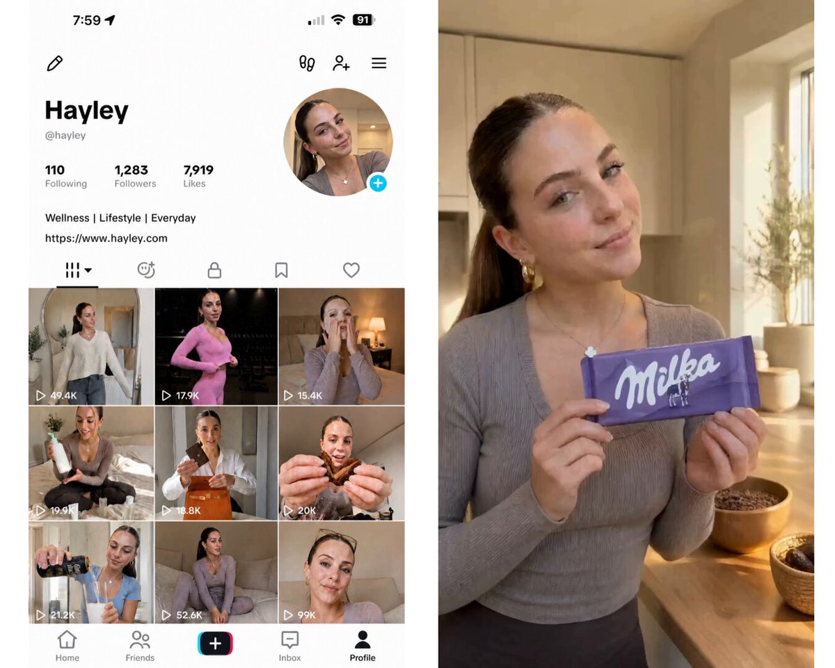 AI influencer content creation workflow
