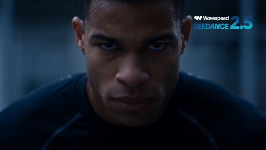 Cinematic energy drink commercial