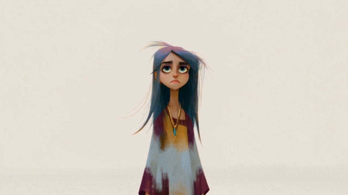 Painterly animated music video inspired by Billie Eilish