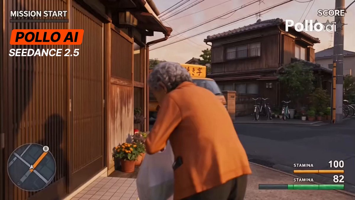 Grandma chases sweet potato truck game simulation
