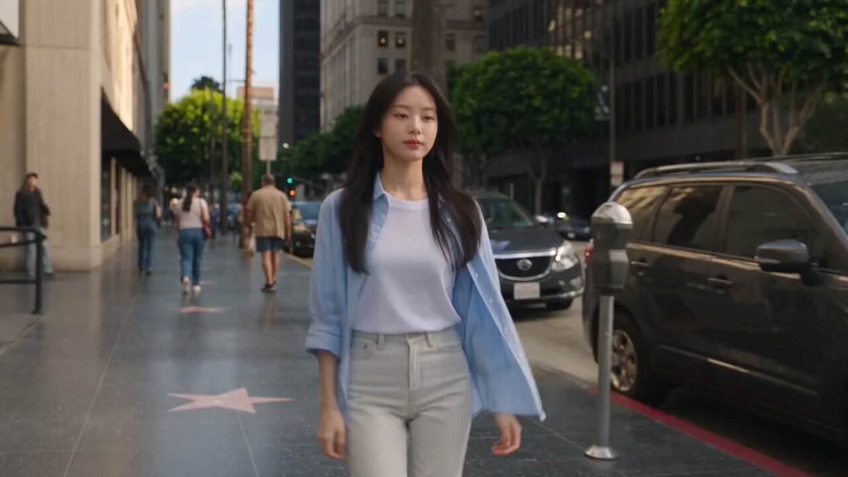 Girl with superhuman speed saving someone
